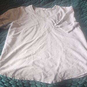 Casual Gray V-Neck Sweatshirt